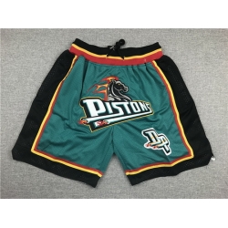 Detroit Pistons Basketball Shorts 002