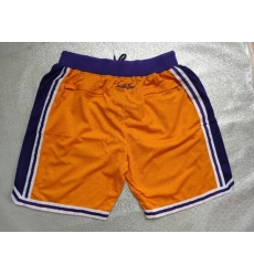 Los Angeles Lakers Basketball Shorts 012