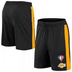 Men Los Angeles Lakers Black Shorts