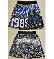 Minnesota Timberwolves Basketball Shorts 011