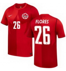 Men 26 Canada Marcelo Flores Replica Away   1