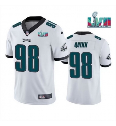 Men Women Youth Toddler Philadelphia Eagles 98 Robert Quinn White Super Bowl LVII Vapor Untouchable Limited Stitched Jersey