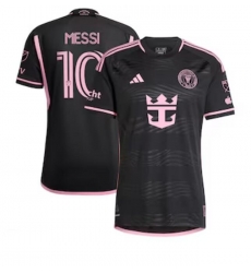 Men's Inter Miami CF Lionel Messi adidas Black 2024 La Noche Authentic Player Jersey