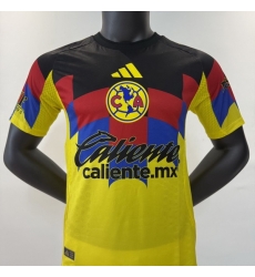 Men Adidas Club America 2025 2026 Yellow Home Soccer Jersey