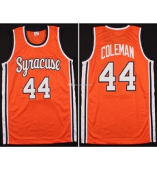 Syracuse Orange Coleman #44 Orange Throwback Jersey