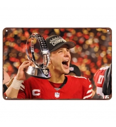 San Francisco 49ers Aluminum Sign Brock Purdy 004