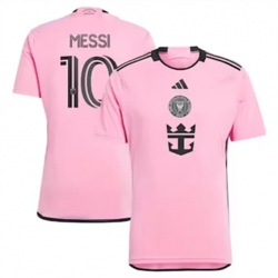 Youth Inter Miami CF Lionel Messi 2024 25 Home Replica Pink