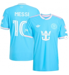 Men's Inter Miami CF Lionel Messi adidas Originals Blue 2025 Third Authentic Player Jersey Men's Inter Miami CF Lionel Messi adidas Originals Blue 2025 Third Authentic Player Jersey