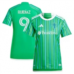 Men Seattle Sounders FC Raul Ruidiaz 2024 25 Home Replica Green