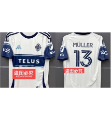 Men VANCOUVER WHITECAPS FC White Stitched Soccer Custom Jersey Men VANCOUVER WHITECAPS FC White Stitched Soccer Custom Jersey