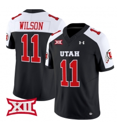 Men Women Youth Utah Utes 11 Isaac Wilson Black Alternate 2024 Vapor Limited Jersey All Stitched