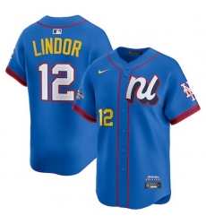 mens nike francisco lindor blue national league 2025 all star edition limited player jersey mens nike francisco lindor blue national league 2025 all star edition limited player jersey