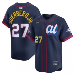 mens nike vladimir guerrero jr navy american league 2025 all star edition limited player jersey