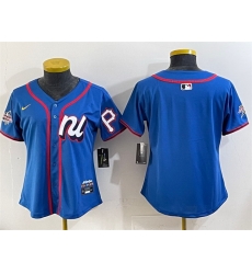 Youth National League Pittsburgh Pirates Blank Blue 2025 All Star Edition Limited Stitched Baseball Jersey