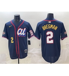 Men American League 2 Alex Bregman Navy 2025 All Star Edition Limited Stitched Baseball Jersey Men American League 2 Alex Bregman Navy 2025 All Star Edition Limited Stitched Baseball Jersey
