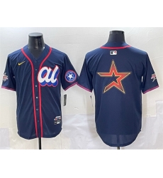 Men American League Houston Astros Team Big Logo Navy 2025 All Star Edition Limited Stitched Baseball Jersey 003 Men American League Houston Astros Team Big Logo Navy 2025 All Star Edition Limited Stitched Baseball Jersey 003