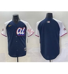 Men American League Kansas City Royals Blank Navy Alternate 2025 All Star Edition Limited Stitched Baseball Jersey Men American League Kansas City Royals Blank Navy Alternate 2025 All Star Edition Limited Stitched Baseball Jersey