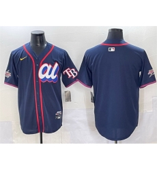 Men American League Tampa Bay Rays Blank Navy 2025 All Star Edition Limited Stitched Baseball Jersey Men American League Tampa Bay Rays Blank Navy 2025 All Star Edition Limited Stitched Baseball Jersey