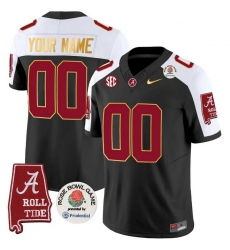 Men Women Youth Alabama Crimson Tide Rose Bowl Patch Gold Trim Vapor Limited Custom Jersey All Stitched Black Aternate Men Women Youth Alabama Crimson Tide Rose Bowl Patch Gold Trim Vapor Limited Custom Jersey All Stitched Black Aternate