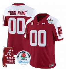 Men Women Youth Alabama Crimson Tide Rose Bowl Patch Vapor Limited Custom Jersey All Stitched Crimson Aternate Men Women Youth Alabama Crimson Tide Rose Bowl Patch Vapor Limited Custom Jersey All Stitched Crimson Aternate