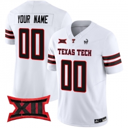 Men Women Youth Texas Tech Red Raiders 2024 Patrick Mahomes Symbol Vapor Limited Custom Jersey All Stitched White Limited