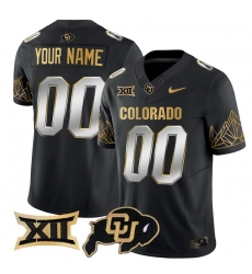 Men Women Youth Colorado Buffaloes Big 12 XII Patch Gold Vapor Limited Custom Jersey All stitched Black Limited Men Women Youth Colorado Buffaloes Big 12 XII Patch Gold Vapor Limited Custom Jersey All stitched Black Limited