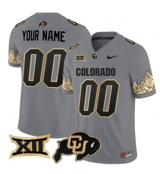 Men Women Youth Colorado Buffaloes Vapor Limited Custom Jersey V4 Big 12 XII Patch All stitched Gray Men Women Youth Colorado Buffaloes Vapor Limited Custom Jersey V4 Big 12 XII Patch All stitched Gray