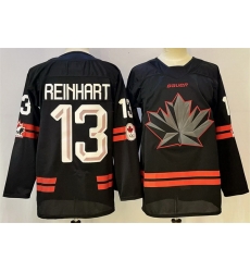 Men Canada Hockey 13 Sam Reinhart Black Stitched Jersey Men Canada Hockey 13 Sam Reinhart Black Stitched Jersey