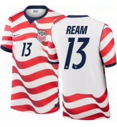Men 13 Tim Ream USMNT 2026 Home Stadium Replica Jersey 1