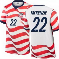 Men 22 Mark McKenzie USMNT 2026 Home Stadium Replica Jersey 1