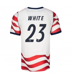 USA 2026 FIFA World Cup Soccer White Jersey Set ( Have Shorts ) Brian White #23