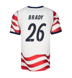 USA 2026 FIFA World Cup Soccer White Jersey Set ( Have Shorts ) Chris Brady #26