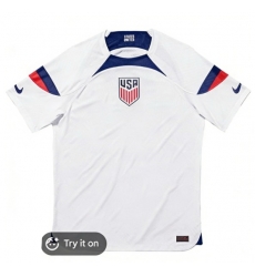 USA Blank Soccer White Jersey