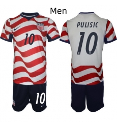 USA FIFA World Cup 2026 Soccer Red Home Jersey Christian Pulisic #10 USA FIFA World Cup 2026 Soccer Red Home Jersey Christian Pulisic #10