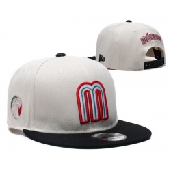 Mexico Baseball Snapback Cap 008