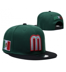 Mexico Baseball Snapback Cap 009