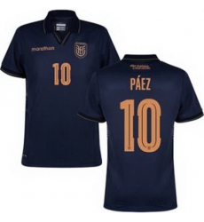 Women 10 Ecuador Kendry Paez Away Replica Jersey   2
