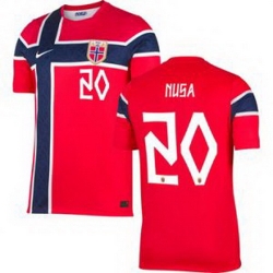 Men 20 Norway Antonio Nusa Home Stadium Replica   1