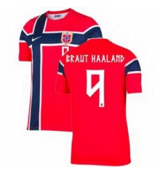 Men 9 Norway Erling Haaland 2026 Home Stadium Replica Jersey 1 Men 9 Norway Erling Haaland 2026 Home Stadium Replica Jersey 1