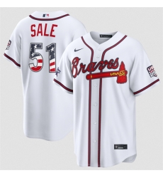 Men Atlanta Braves 51 Chris Sale White 2026 All Star Edition Stars Stripes Stadium Pick A Player Stitched Baseball Jersey Men Atlanta Braves 51 Chris Sale White 2026 All Star Edition Stars Stripes Stadium Pick A Player Stitched Baseball Jersey