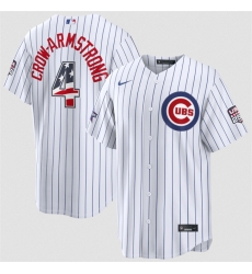 Men Chicago Cubs 4 Pete Crow Armstrong White 2026 All Star Edition Stars Stripes Stadium Pick A Player Stitched Baseball Jersey Men Chicago Cubs 4 Pete Crow Armstrong White 2026 All Star Edition Stars Stripes Stadium Pick A Player Stitched Baseball Jersey