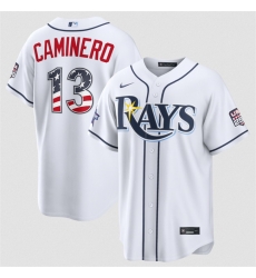 Men Tampa Bay Rays 13 Junior Caminero White 2026 All Star Edition Stars Stripes Stadium Pick A Player Stitched Baseball Jersey Men Tampa Bay Rays 13 Junior Caminero White 2026 All Star Edition Stars Stripes Stadium Pick A Player Stitched Baseball Jersey