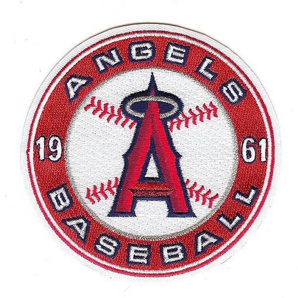 Los Angeles Angels of Anaheim 9 Round Sleeve Patch Biaog