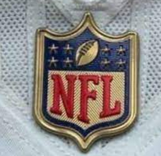 Men New England Patriots Gold NFL Logo Patch Biaog